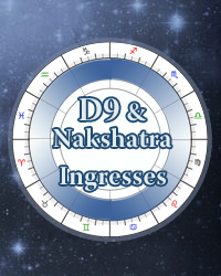Nakshatras D9 Navamsas, Planetary Ingresses and Returns